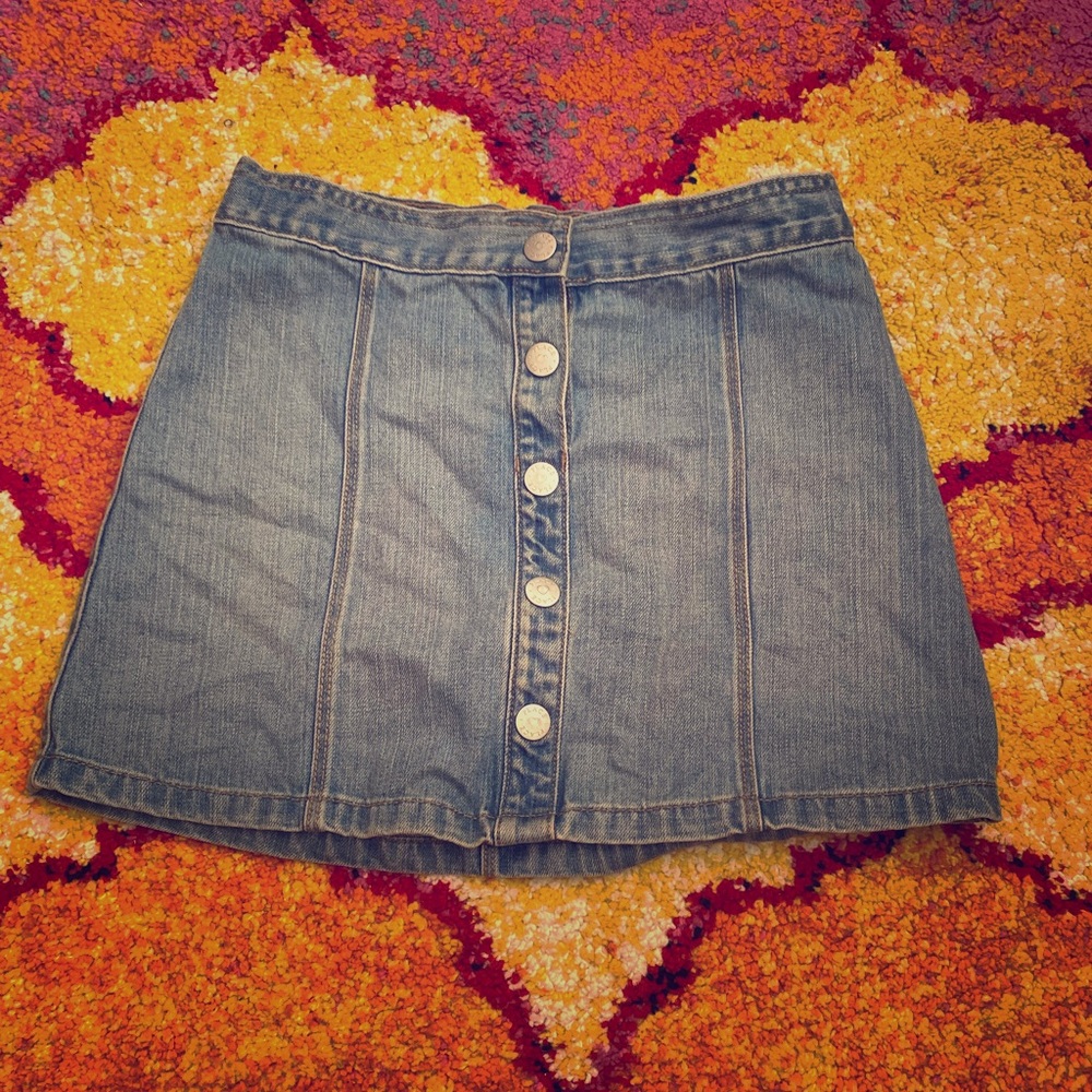 girls jeans skirt